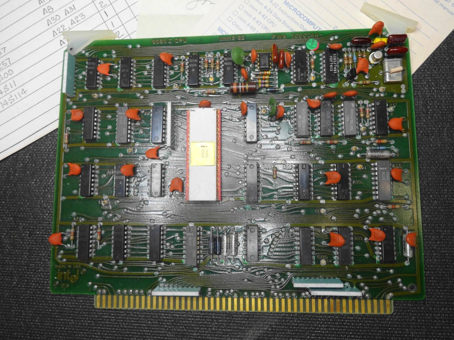 Intel MCS-80 imm 8-83 CPU 8080 Microcomputer Module Intellec 8/MOD80 Blueprints