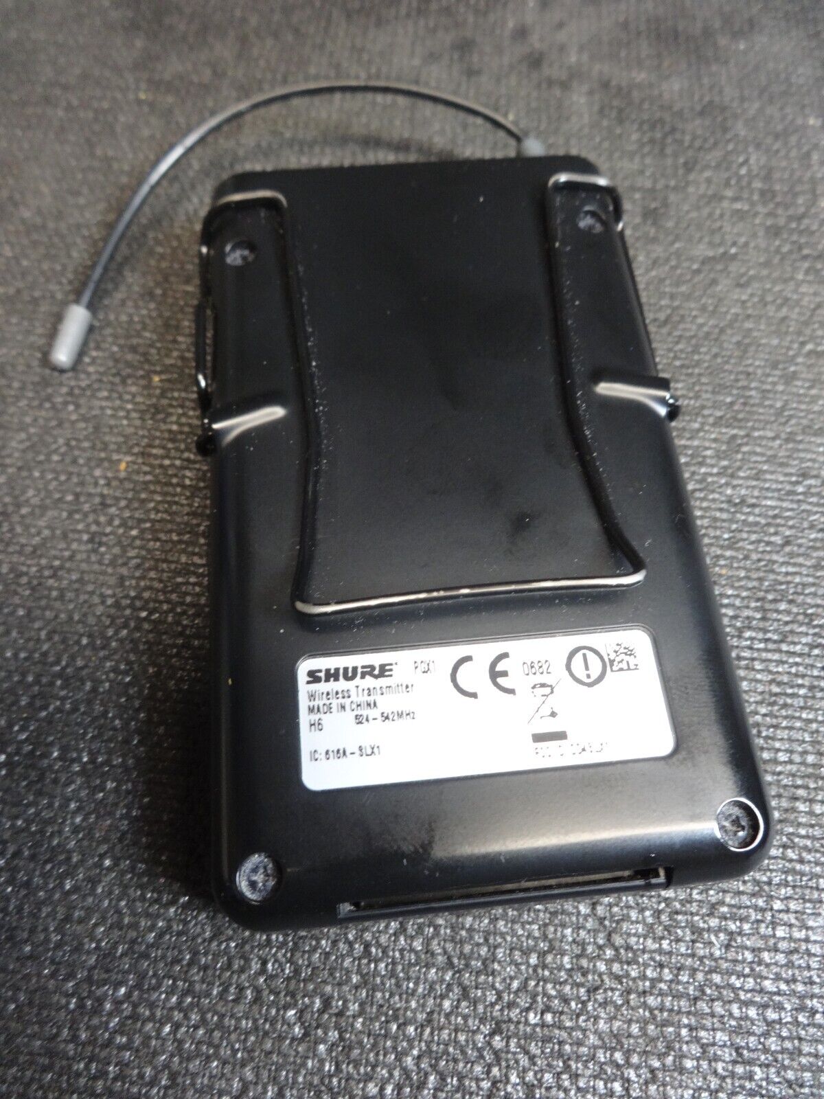 Shure Wireless Body Pack Transmitter Model PGX1 – H6 524-542 MHz EXCELLENT