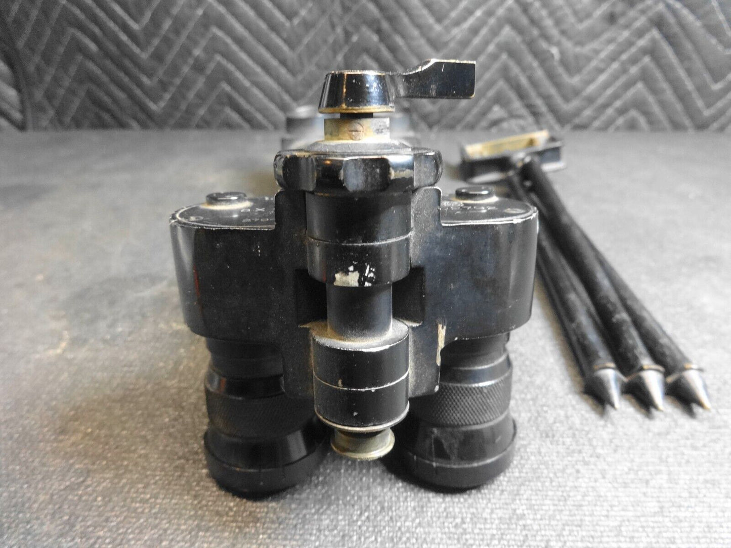 WWII Japanese Artillery NIKKO 8X6 Degree Field TRENCH Binoculars