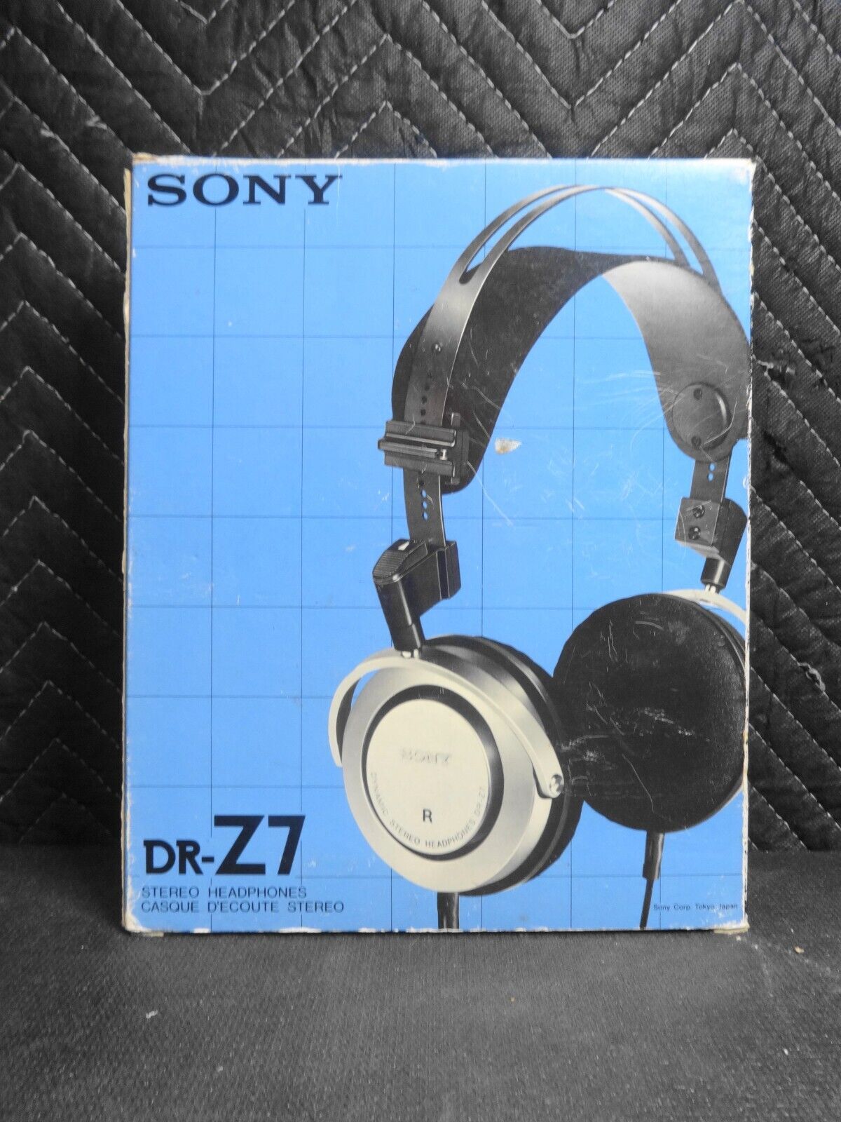 BOX & Manual ONLY for Vintage Rare Sony DR-Z7 Stereo Headphones -  Made in Japan
