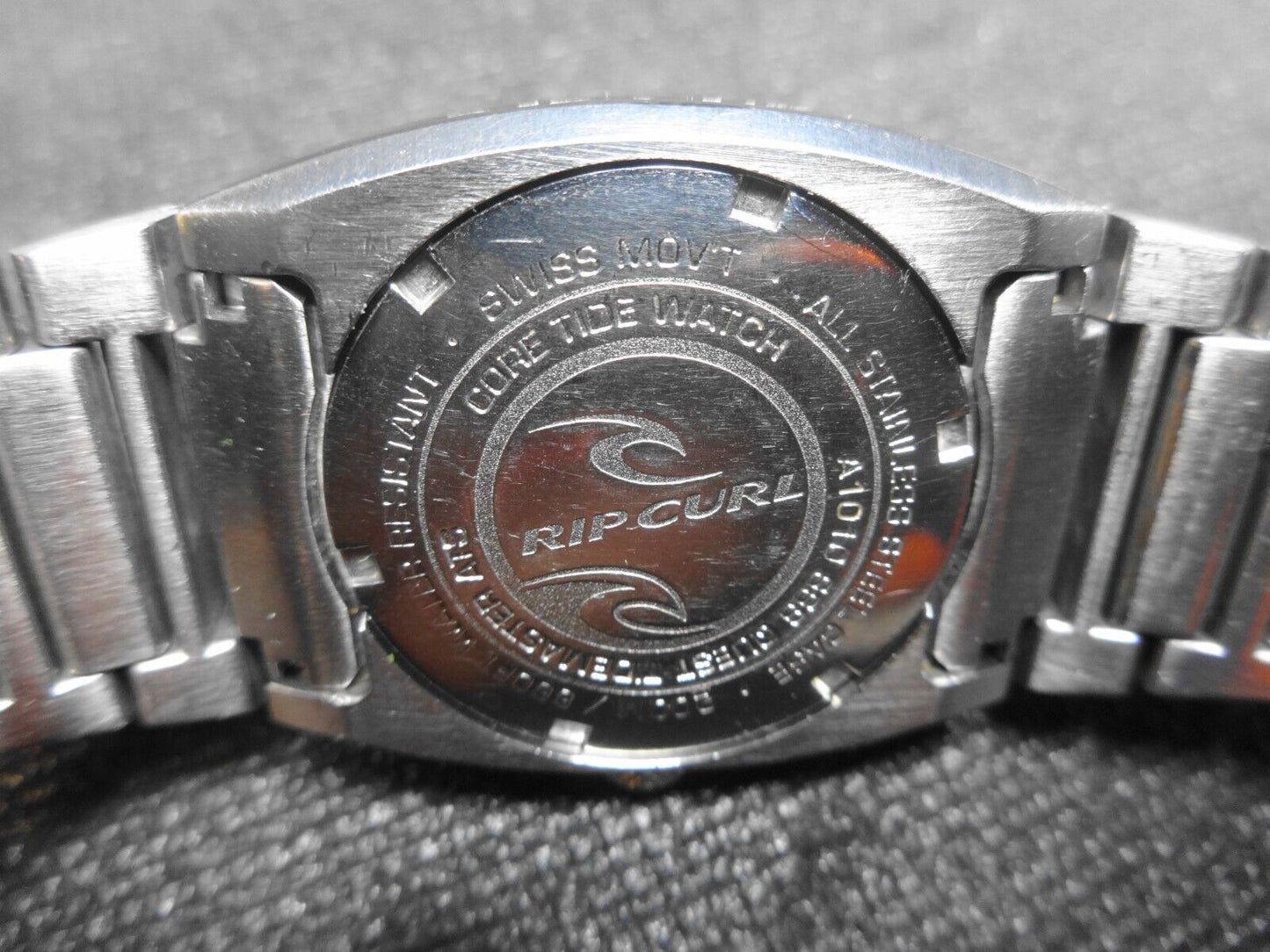 Vintage Mens RIP CURL Core ATS Tidemaster w/Tide & Moon Phase - Swiss Watch