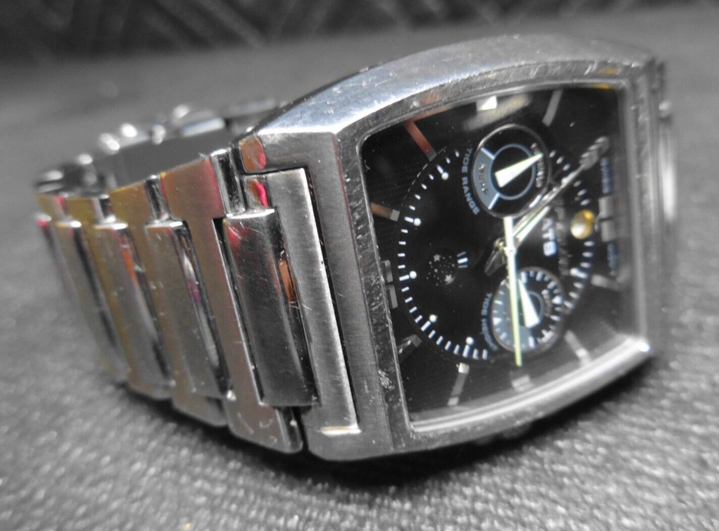 Vintage Mens RIP CURL Core ATS Tidemaster w/Tide & Moon Phase - Swiss Watch