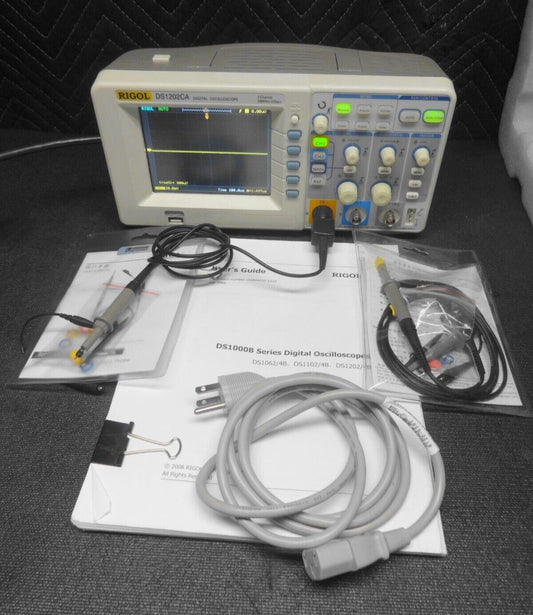 RIGOL DS1202CA 2 Channel 200MHz 2GSa/s Digital Oscilloscope