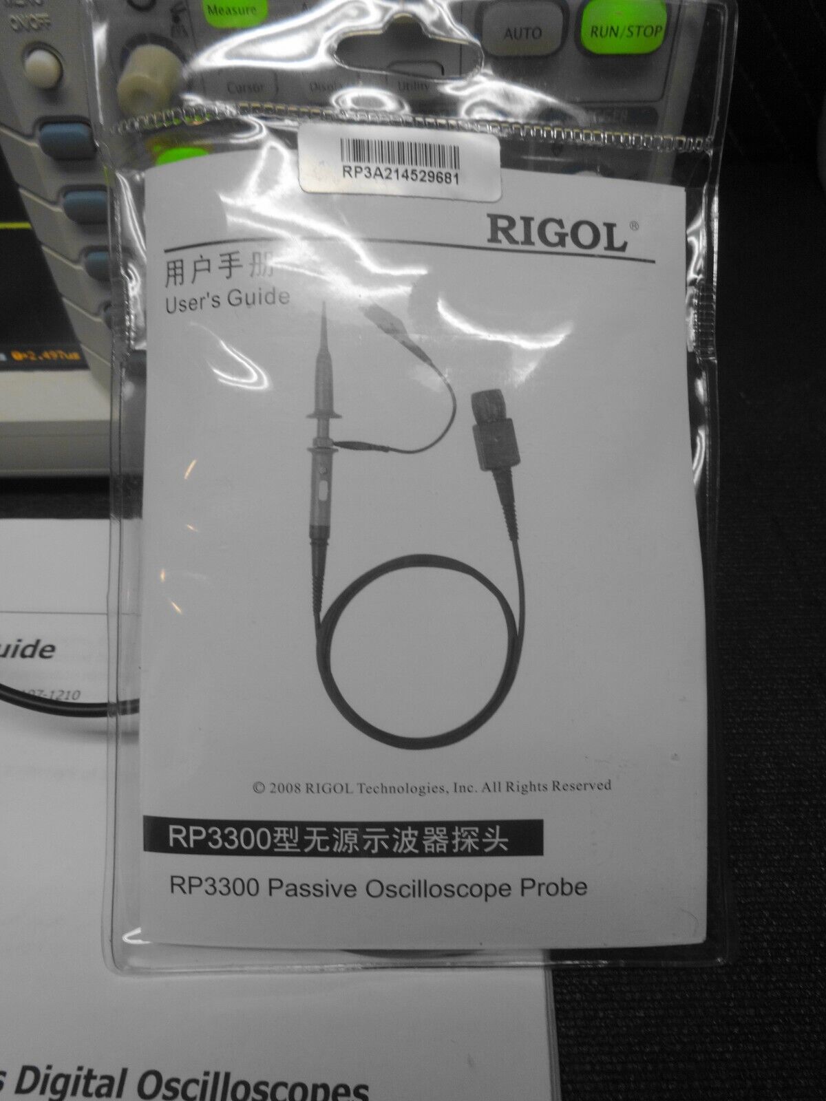 RIGOL DS1202CA 2 Channel 200MHz 2GSa/s Digital Oscilloscope