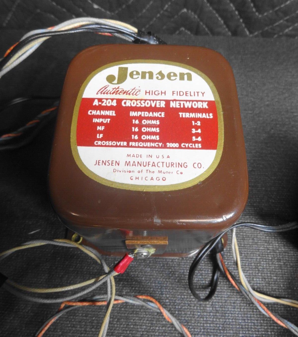 16 ohm Jensen ST-912 12", RP-102 Horn, RP-105 Driver, A-204 Crossover Attenuator