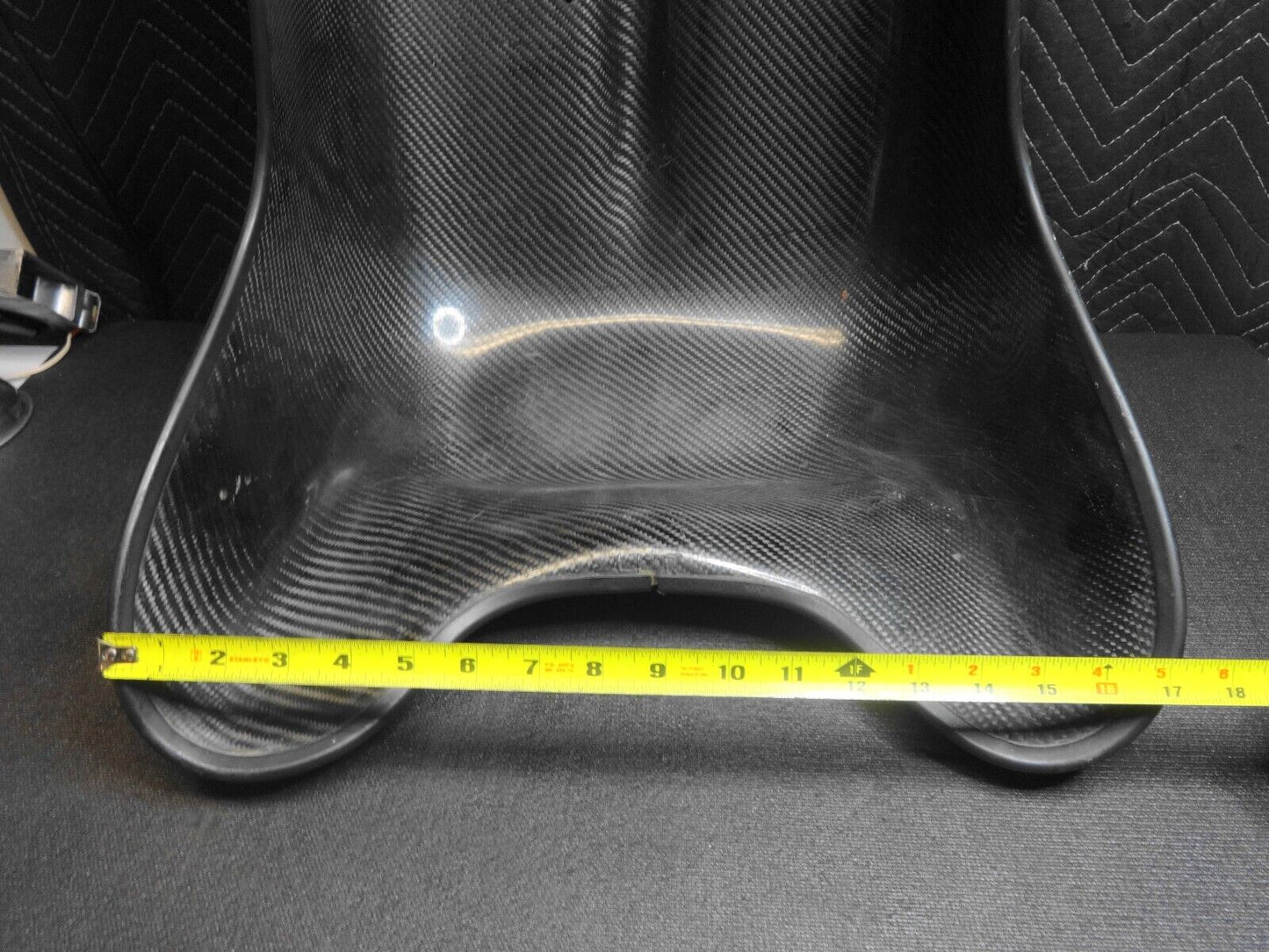 Ribtect Carbon Fiber Go Kart Racing Seat - Size Adult Large Tall (LT)