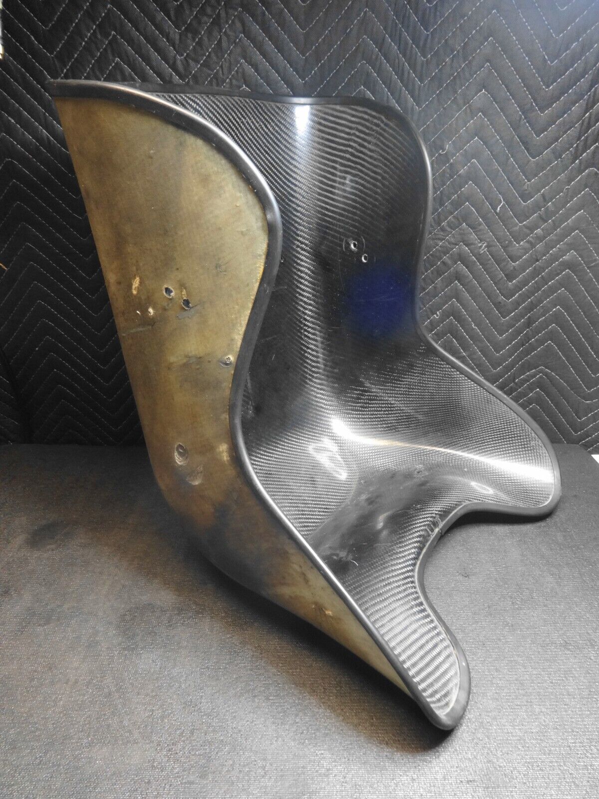 Ribtect Carbon Fiber Go Kart Racing Seat - Size Adult Large Tall (LT)