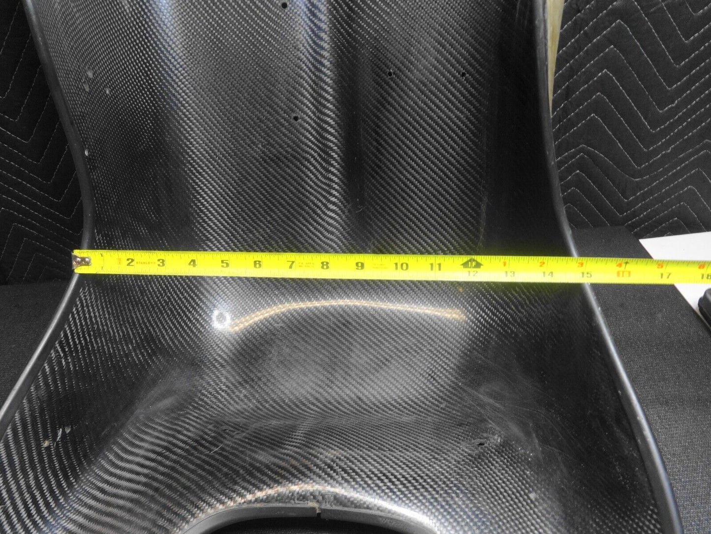 Ribtect Carbon Fiber Go Kart Racing Seat - Size Adult Large Tall (LT)