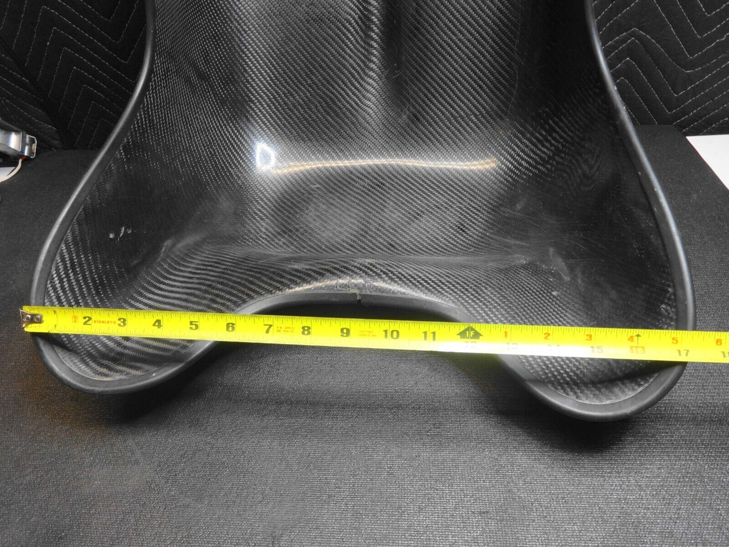 Ribtect Carbon Fiber Go Kart Racing Seat - Size Adult Large Tall (LT)