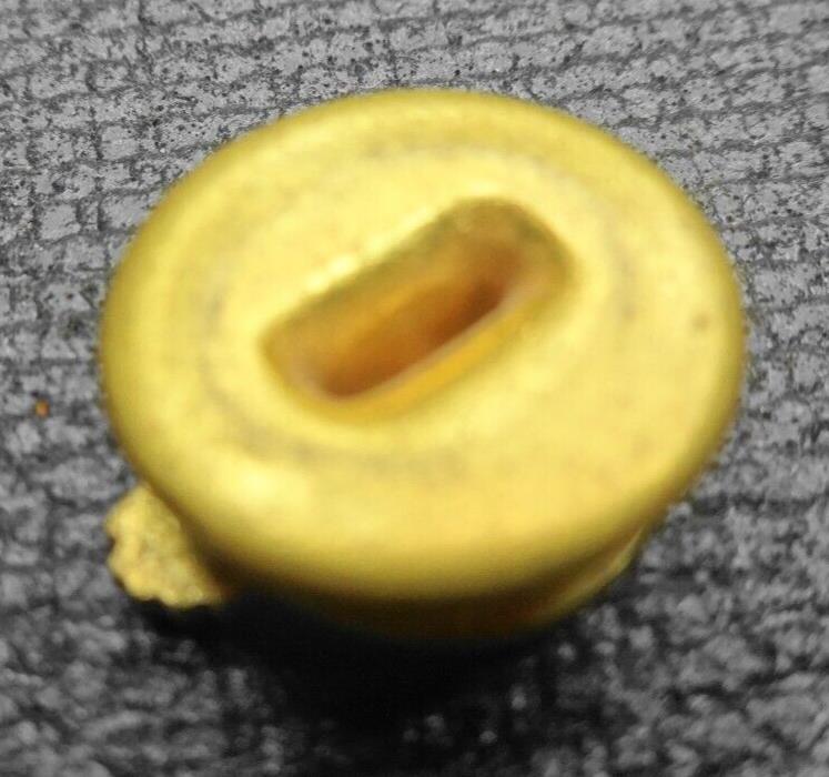 Vintage Ruptured Gold Duck Cuff Lapel Pin WWII Honorable Discharge Military