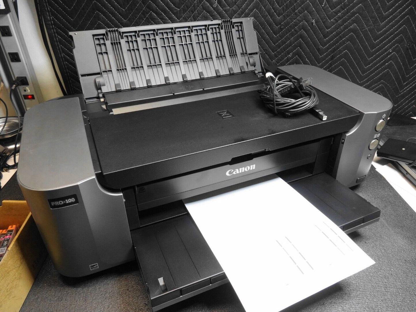 Canon Pixma PRO-100 Digital Photo Color Inkjet Printer Airprint w/ Extra Ink