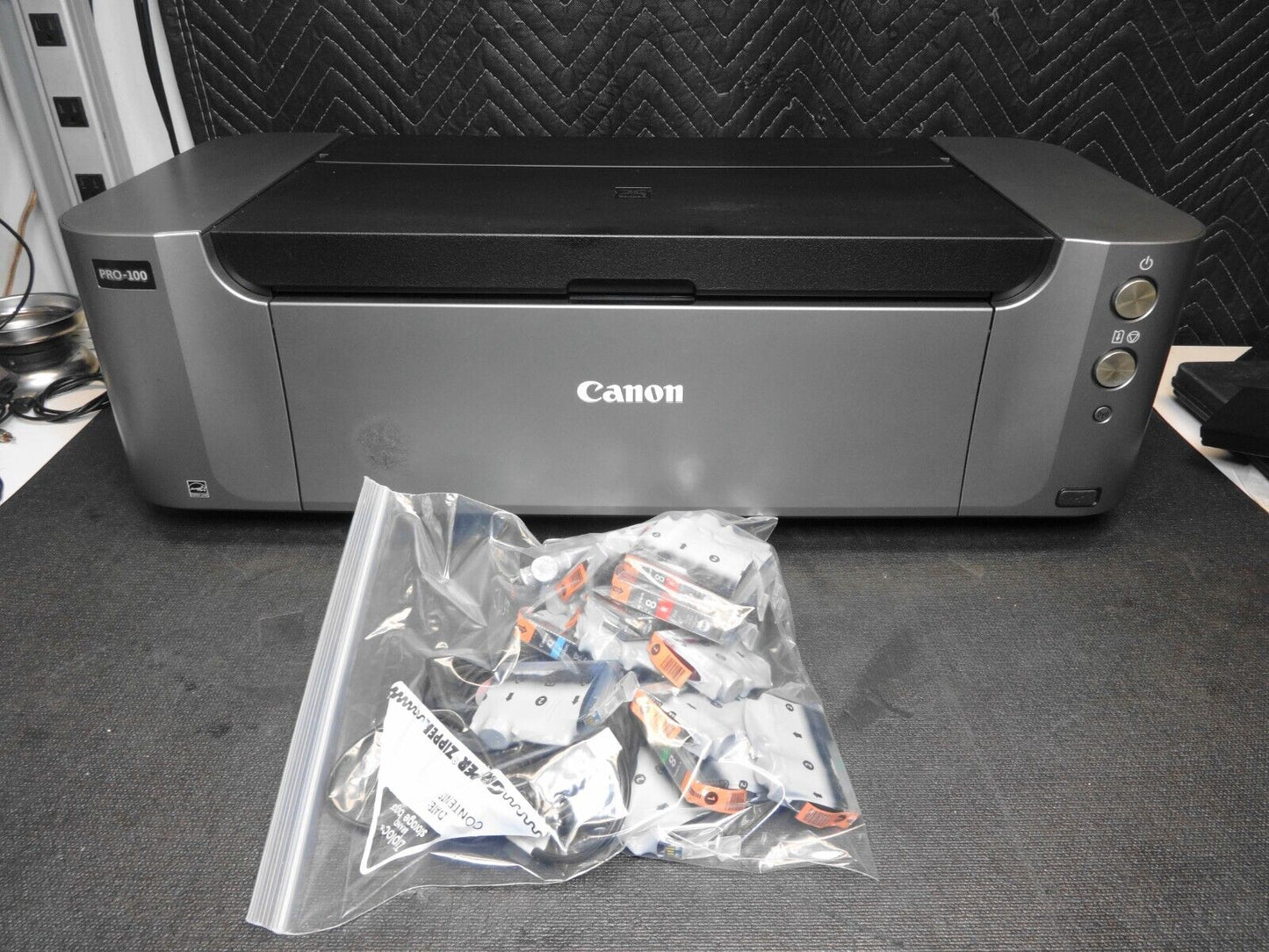 Canon Pixma PRO-100 Digital Photo Color Inkjet Printer Airprint w/ Extra Ink