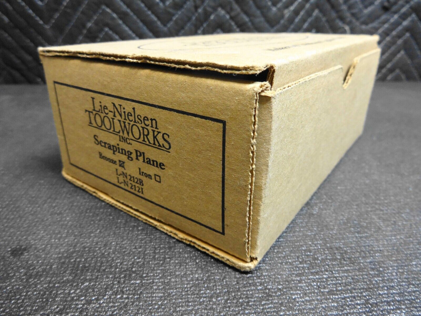 Lie Nielsen Tools Hand Plane Box for L-N212I L-N212B (BOX ONLY - NO TOOL)