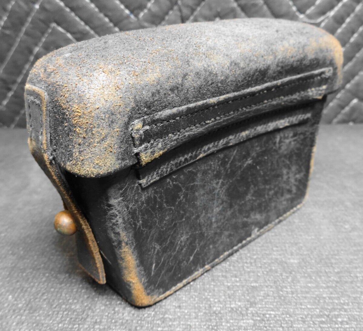 WW1 IMPERIAL GERMAN ARMY LEATHER AMMO POUCH ORIGINAL MAUSER