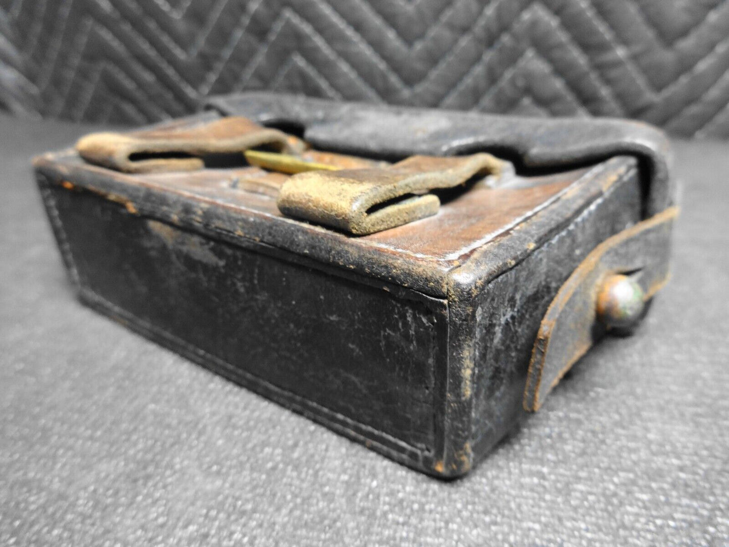 WW1 IMPERIAL GERMAN ARMY LEATHER AMMO POUCH ORIGINAL MAUSER