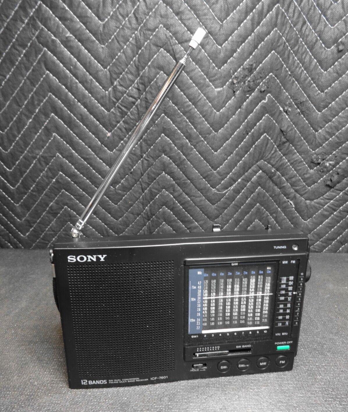 SONY ICF-7601 MULTI BAND AM FM SW ANALOG PORTABLE RECEIVER 12 BANDS Ra –  ineedths