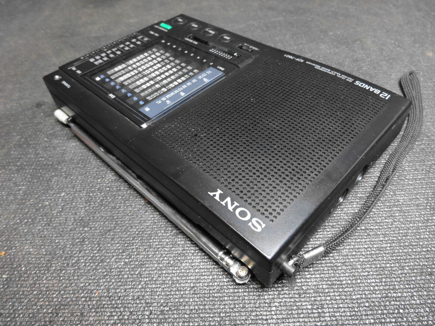 SONY ICF-7601 MULTI BAND AM FM SW ANALOG PORTABLE RECEIVER 12 BANDS Radio Tuner