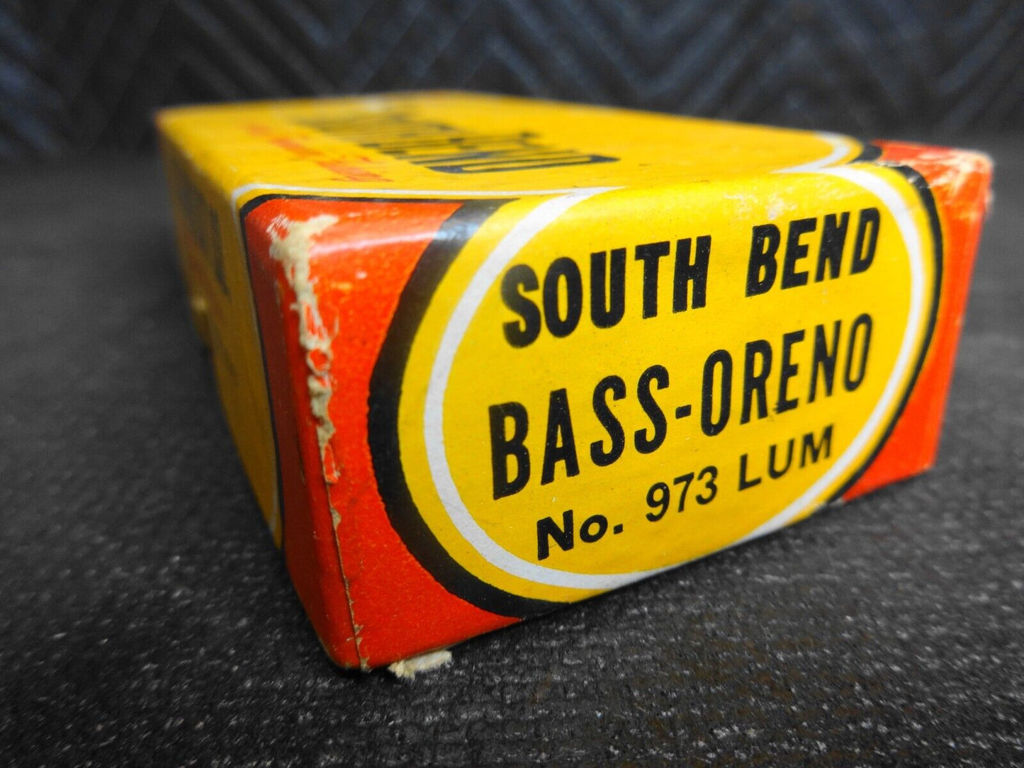 VINTAGE SOUTH BEND LURE - BASS ORENO 973 WITH BOX
