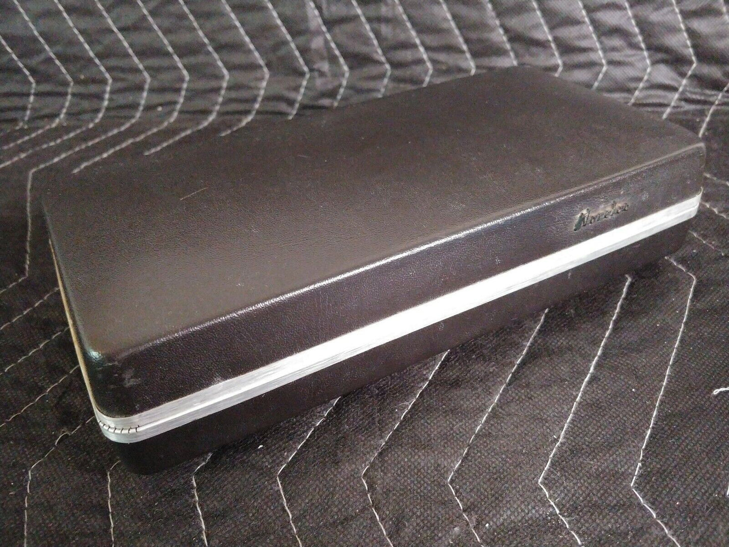 NORELCO TRIPLE HEADER HP-1112 VINTAGE MID CENTURY ELECTRIC SHAVER w/CORD,WORKS