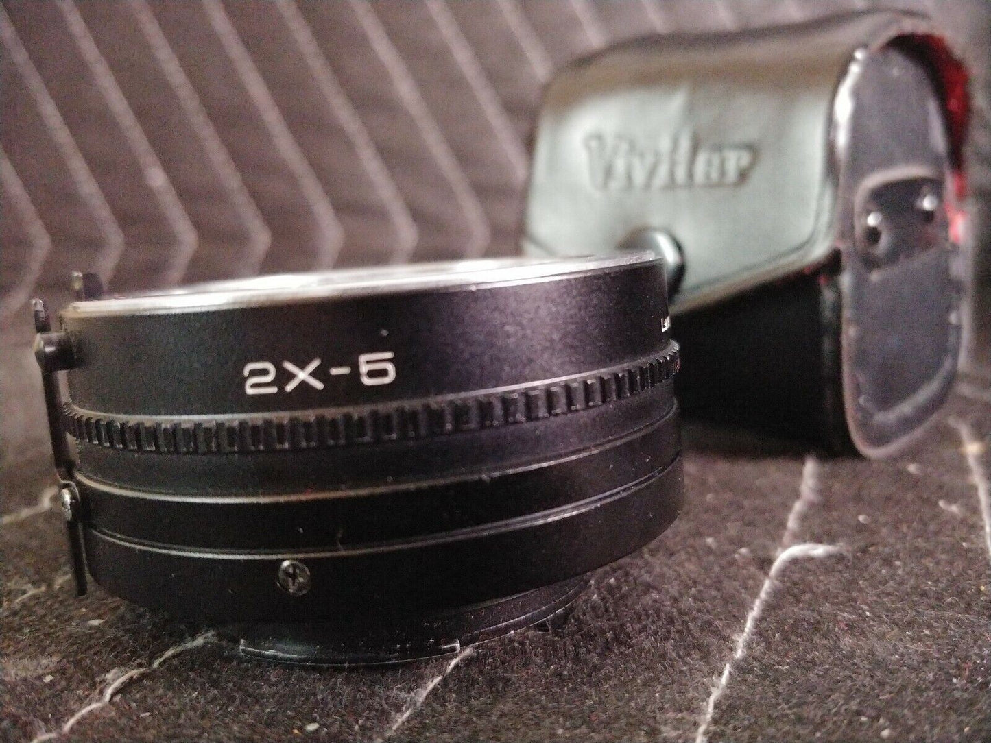 Vivitar Automatic 2X-5 Tele Converter, Minolta MD mount, 2x teleconverter & Case