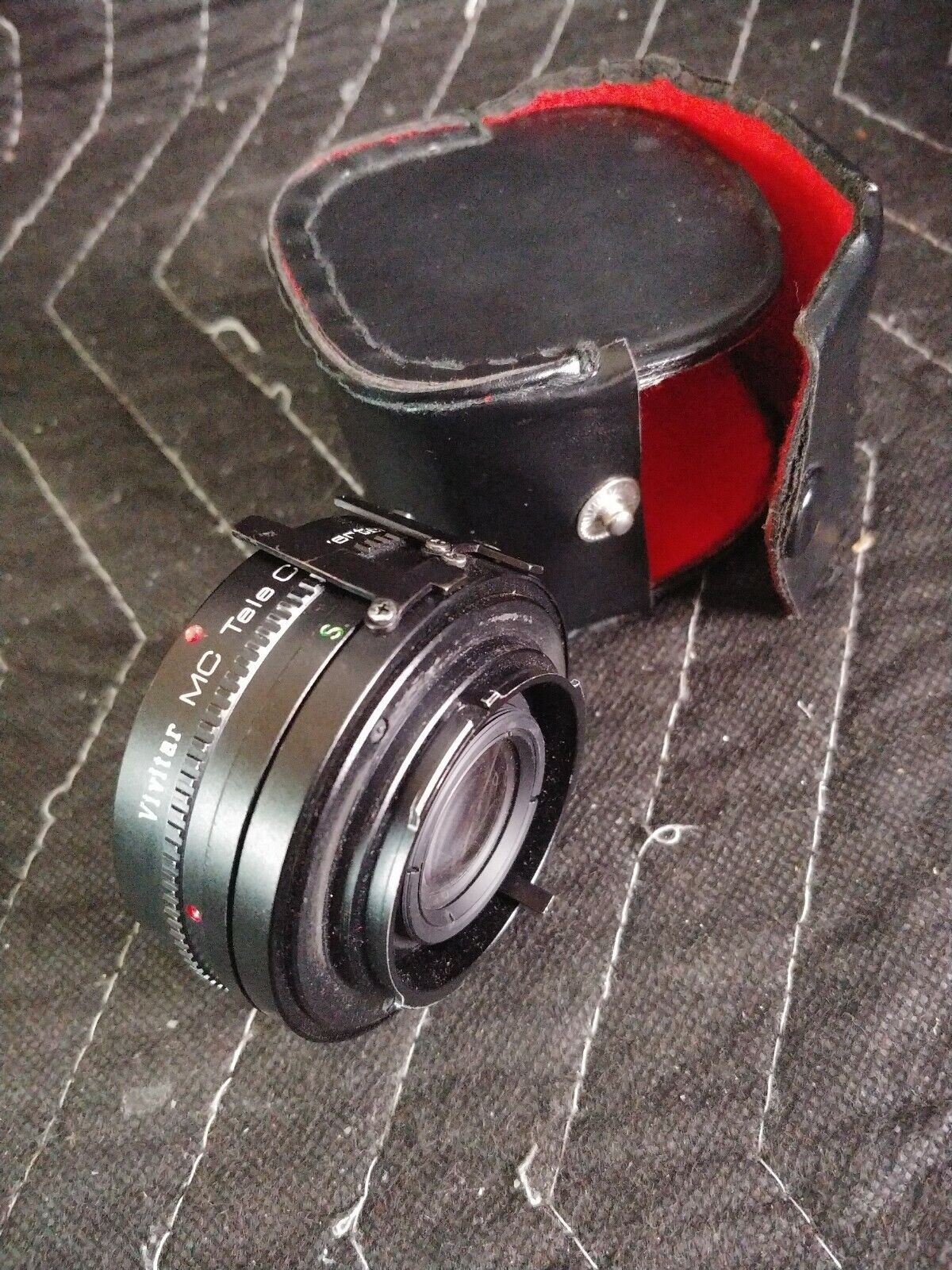 Vivitar Automatic 2X-5 Tele Converter, Minolta MD mount, 2x teleconverter & Case