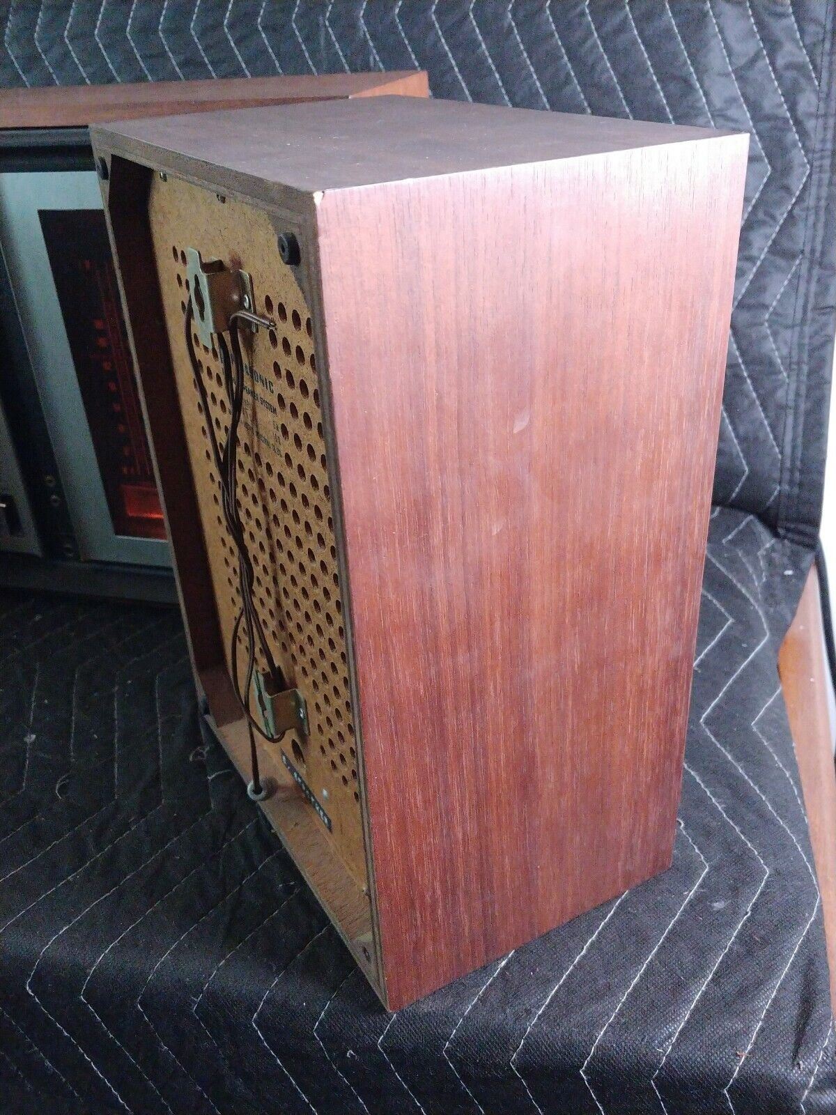 PANASONIC RE-7060 Stereo Tape FM/AM Radio w/ Speakers - Vintage - Wood Cabinet