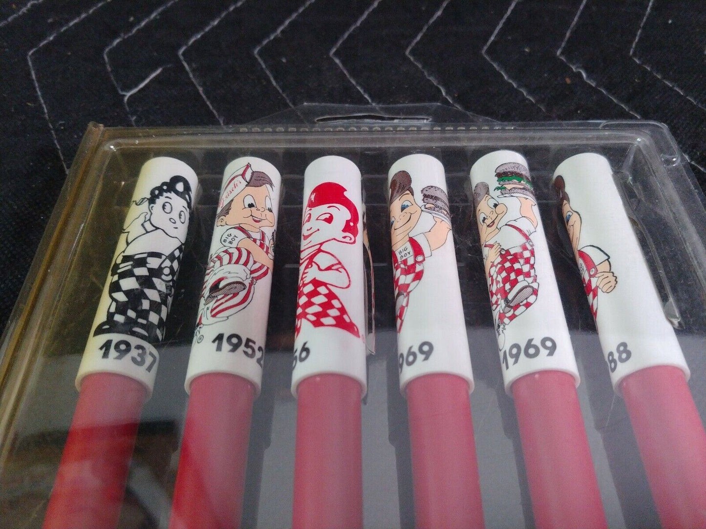 Bobs Big Boy Pens 1988 in Original unupened clamshell Box