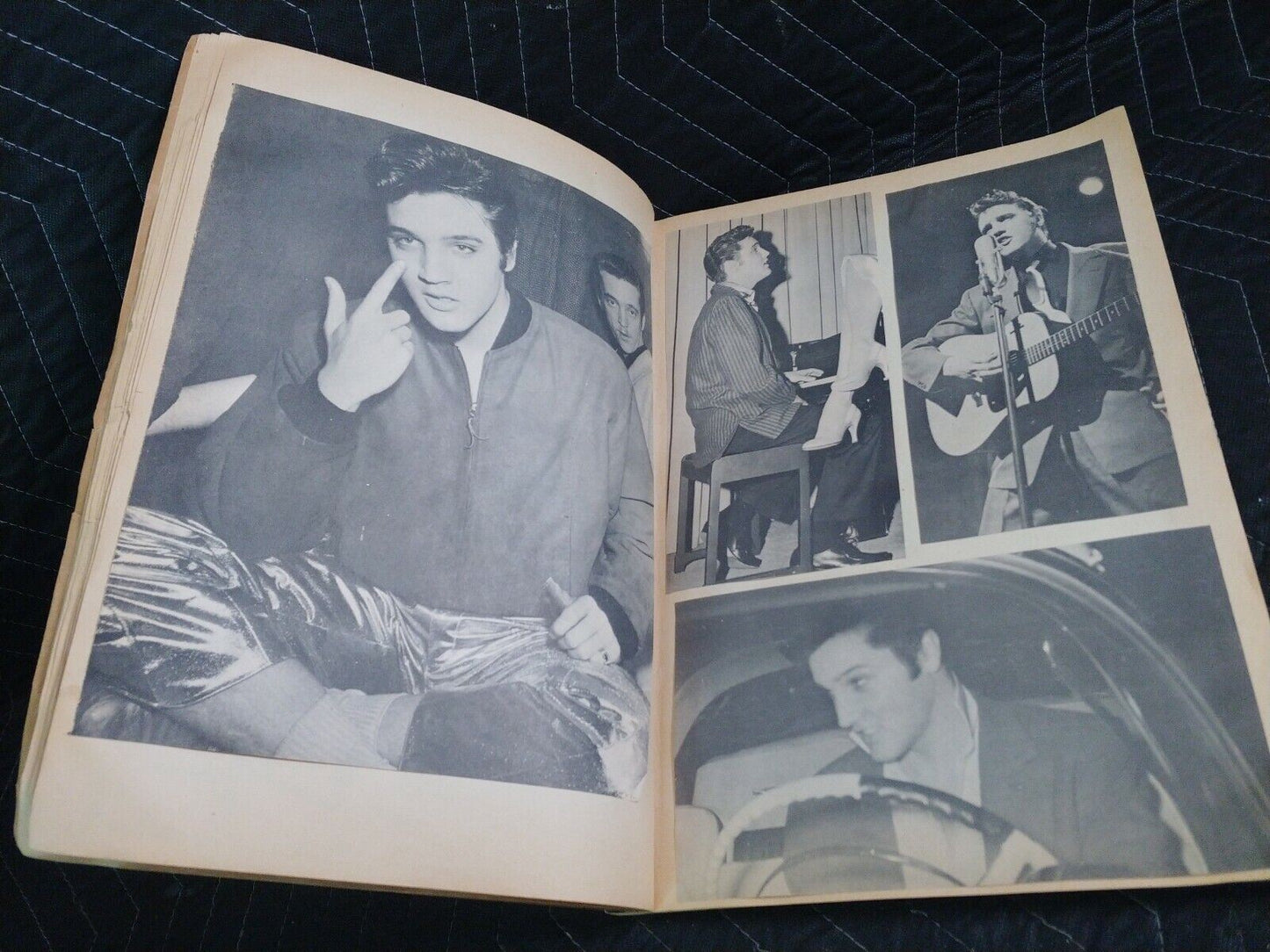 Elvis Presley Scrapbook - Vintage Collectible w/ 1960 Yearbook w/ Stickers