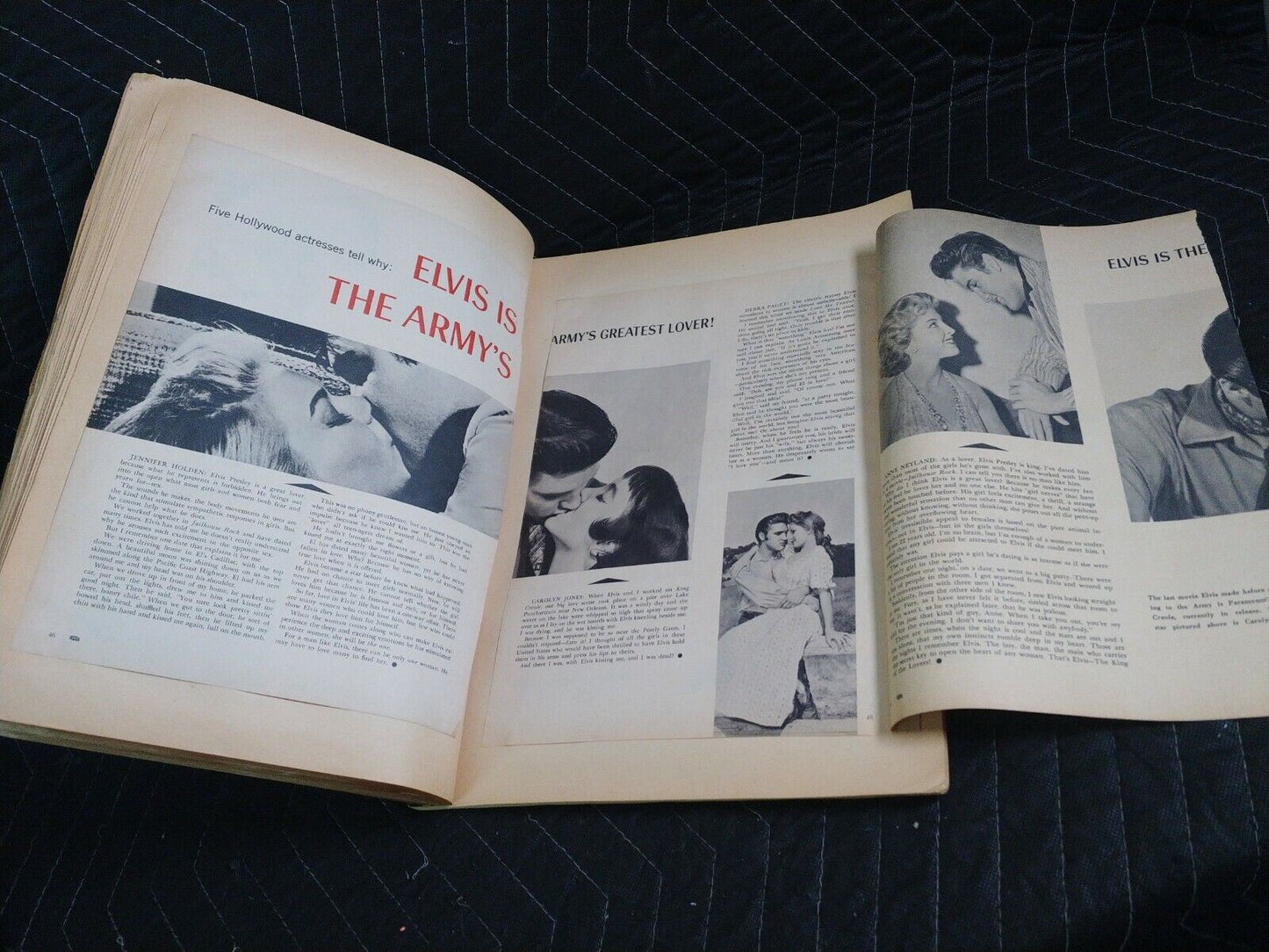 Elvis Presley Scrapbook - Vintage Collectible w/ 1960 Yearbook w/ Stickers
