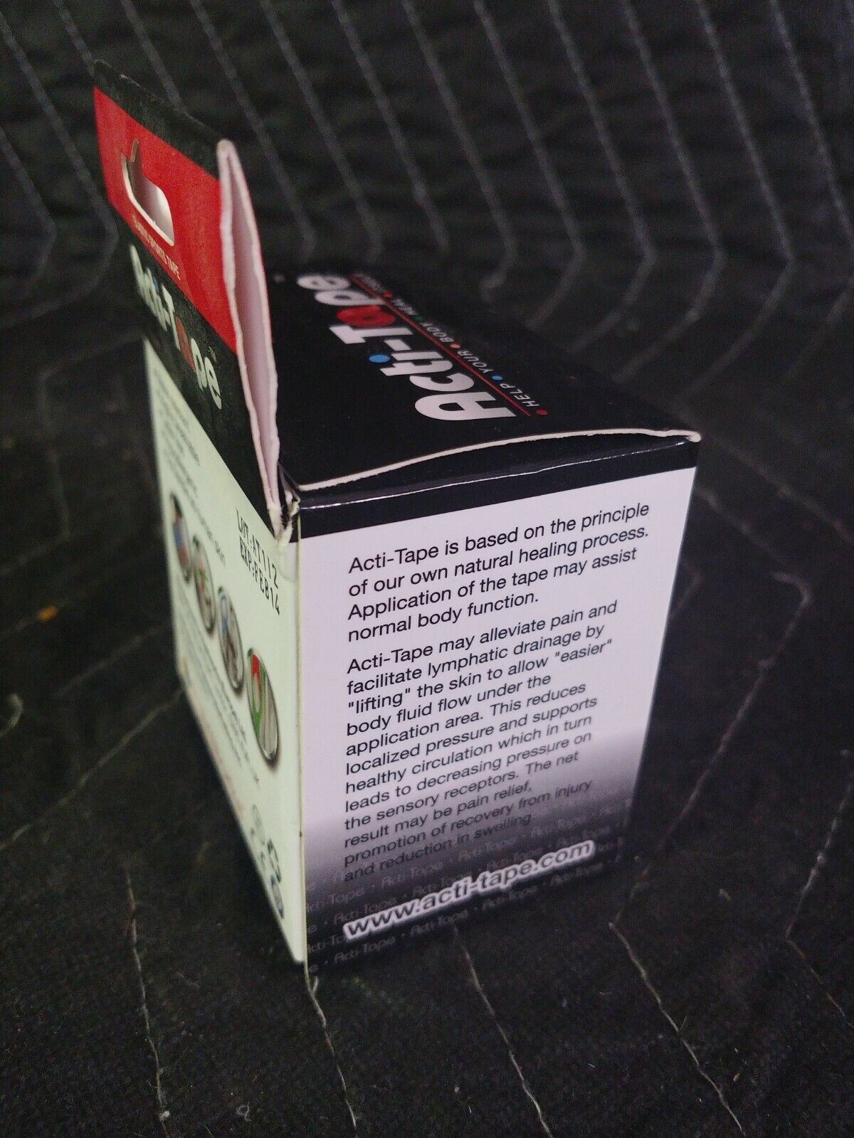 Nutriworks Acti Tape New Red Color Sports Recovery in Box