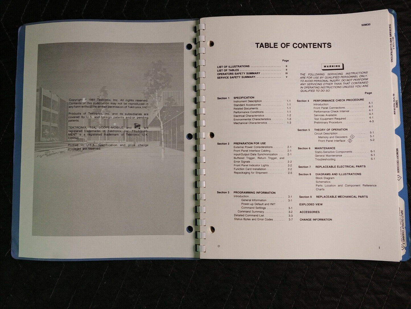 50M30 PROGRAMMABLE DIGITAL INPUT/OUTPUT CARD instruction manual