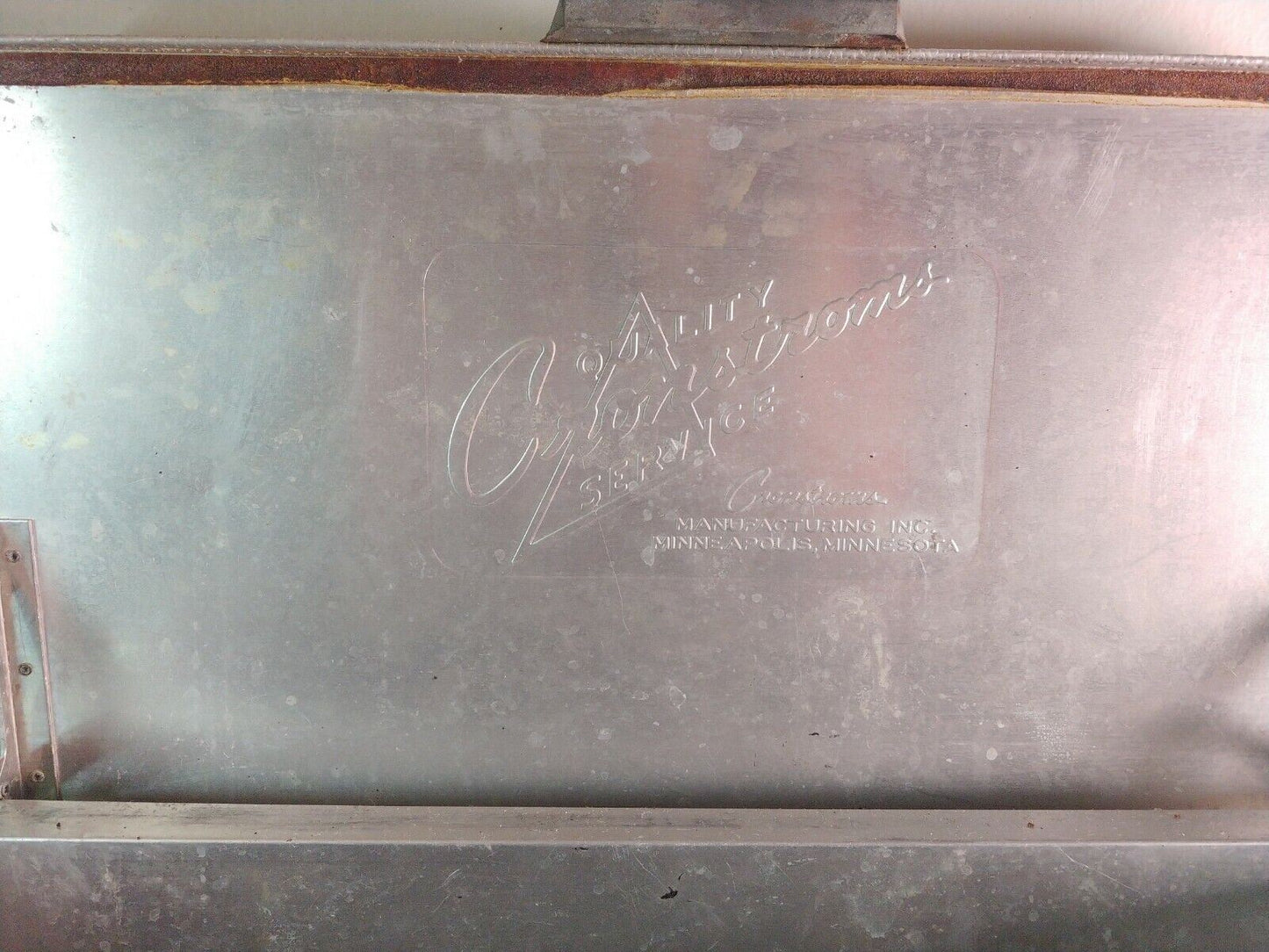 CRONCO COOLER BY CRONSTROMS MGF VINTAGE ALUMINUM TEAK FISH HUNT PICNIC BOAT TRIP