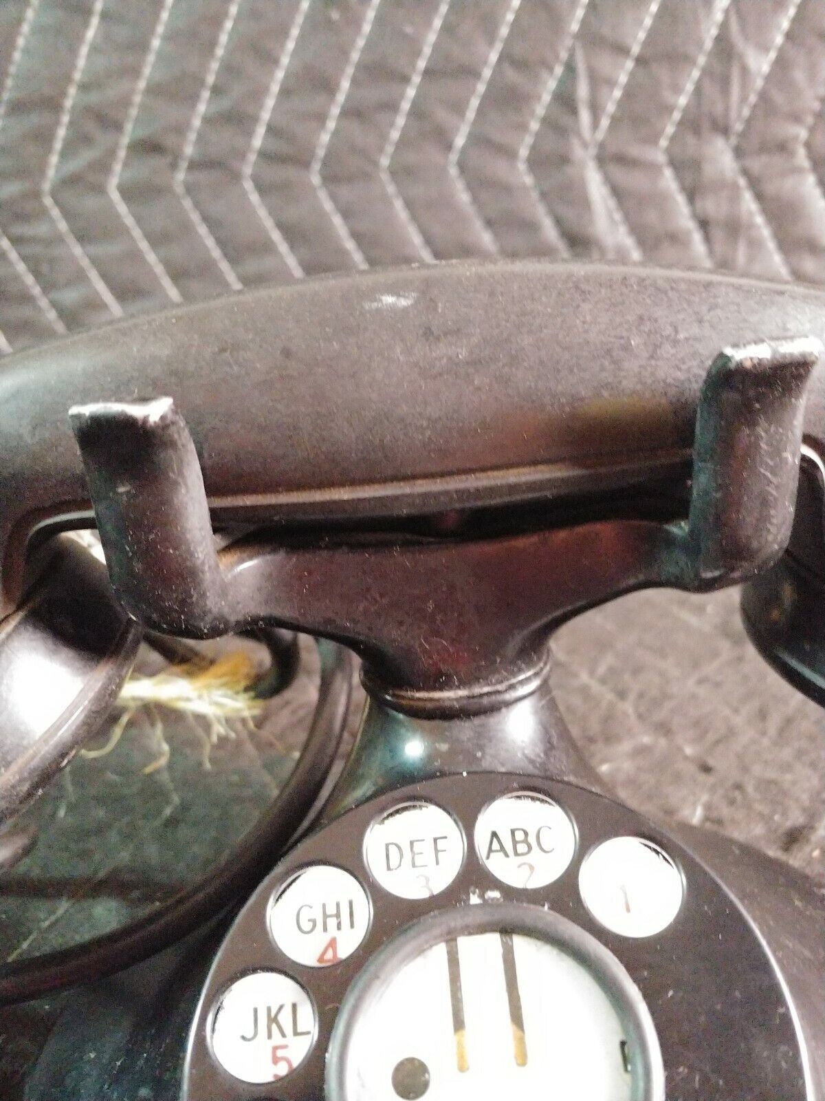 Vintage Western Electric Desk Rotary Telephone, D1 Base, E1 Hand