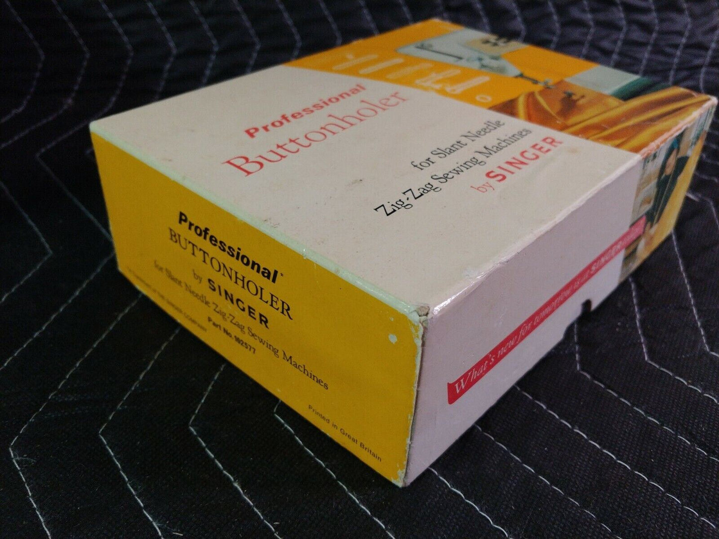 Vintage Singer Professional Buttonholer for Slant Needle Zig Zag Sewing Machine