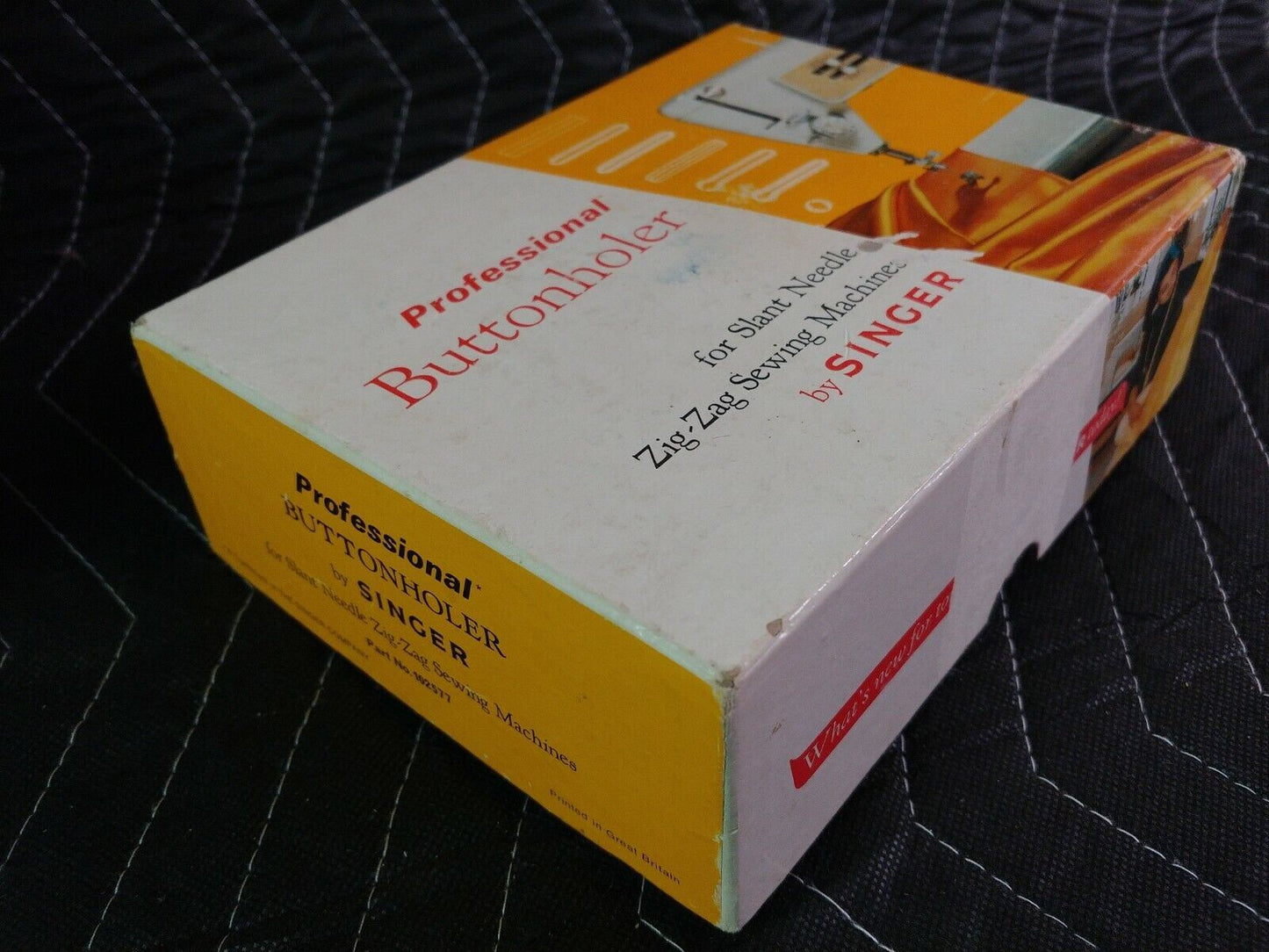 Vtg Singer Professional Buttonholer for Slant Needle Zig-Zag Sewing Machine 1