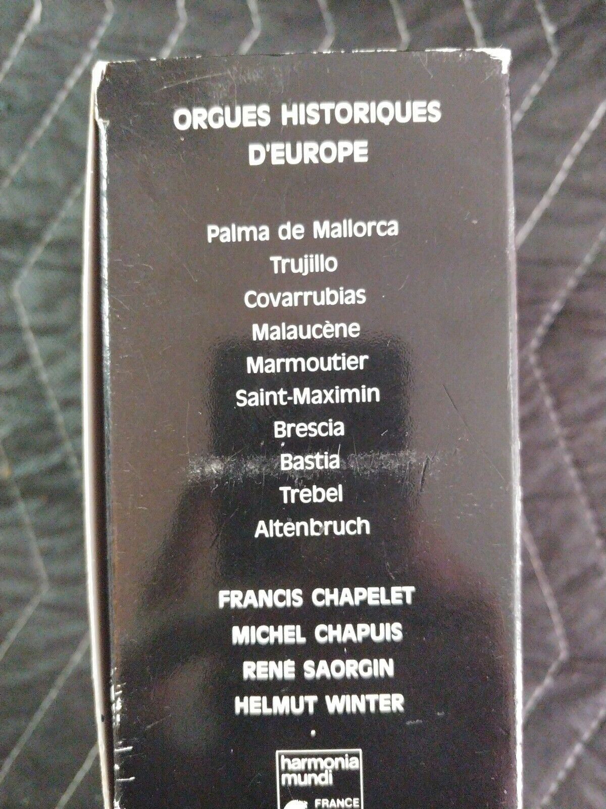 Orgues Historiques d´Europe CHAPELET SAORGIN CHAPUIS HARMONIA MUNDI 6 CD BOX