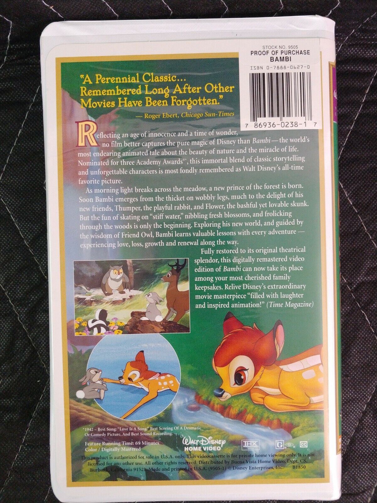 Walt Disney Masterpiece Bambi 55th Anniversary Limited Edition