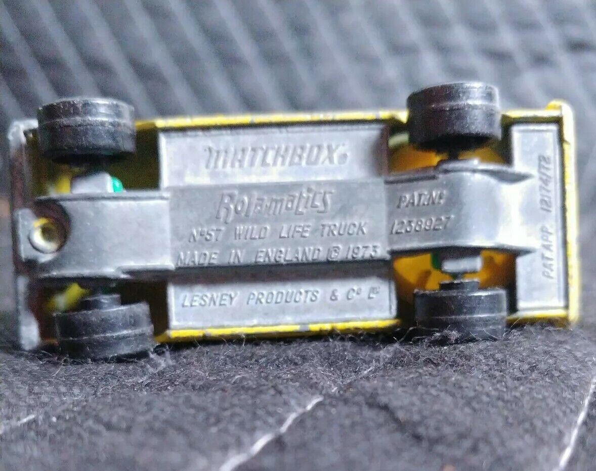 vintage Lesney Matchbox N°  57 wildlife truck pickup