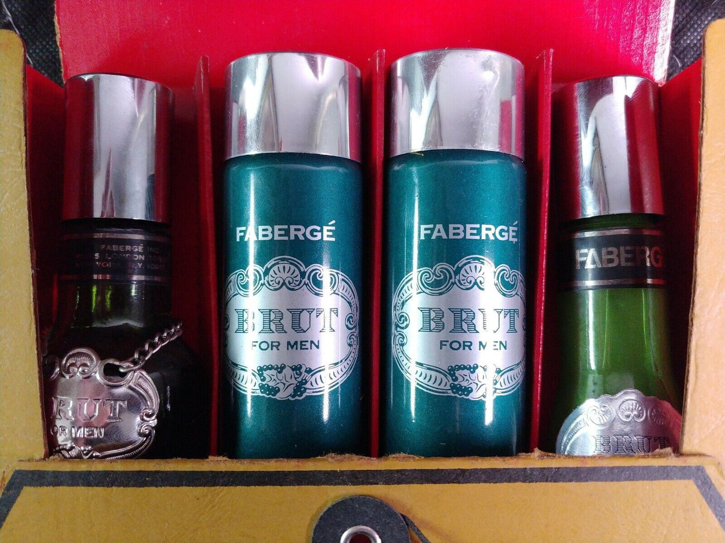 Vintage Fabergé Brut Crème Shave Kit