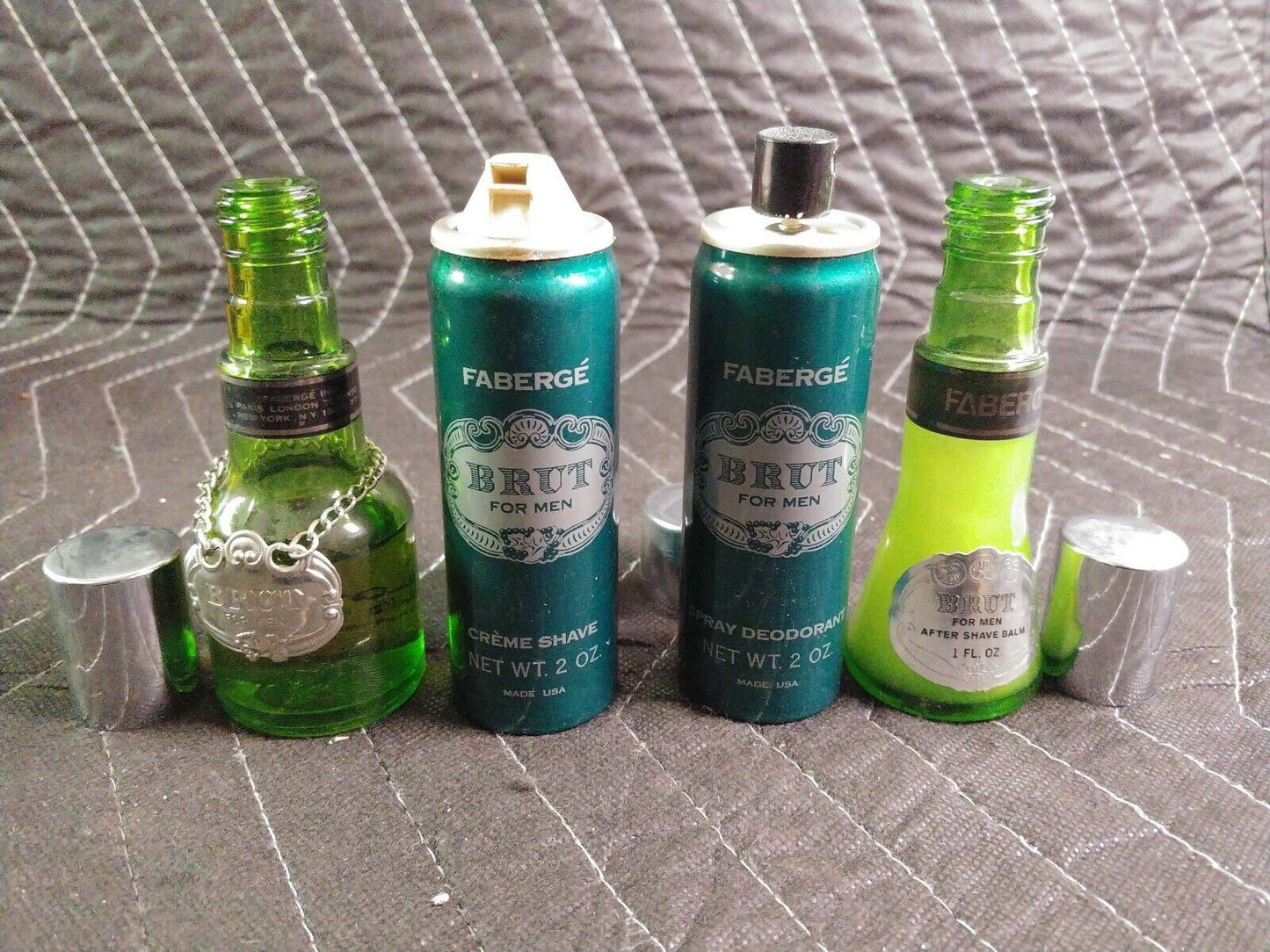 Vintage Fabergé Brut Crème Shave Kit