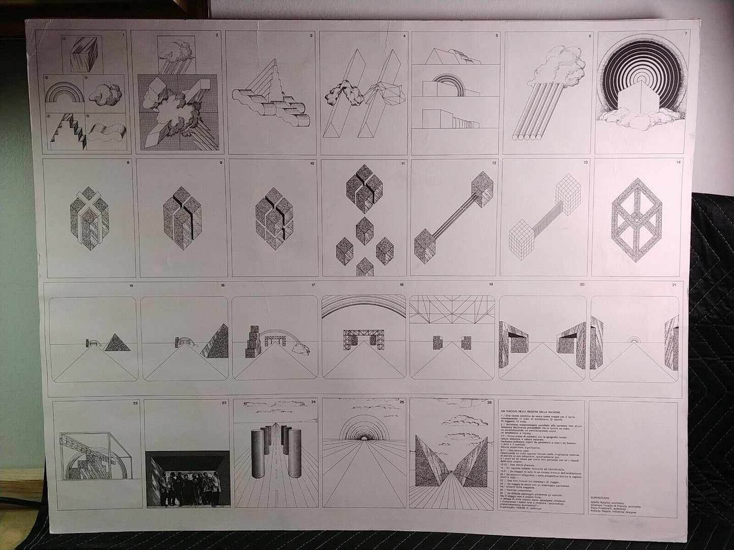 SuperStudio Un viaggio nelle regioni della ragione - 71/500 - Stamped Signed