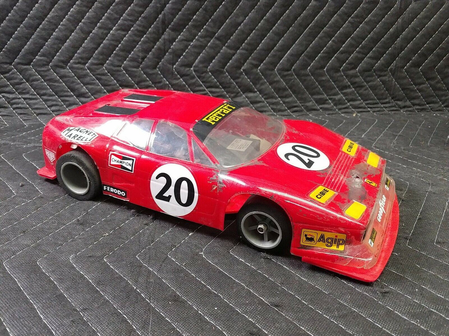 Vintage COX R/C Electric race car Ferrari 512 BB