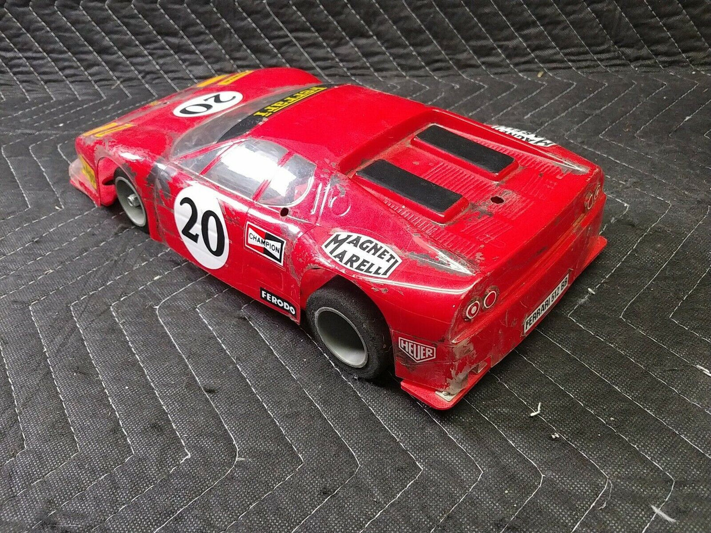 Vintage COX R/C Electric race car Ferrari 512 BB