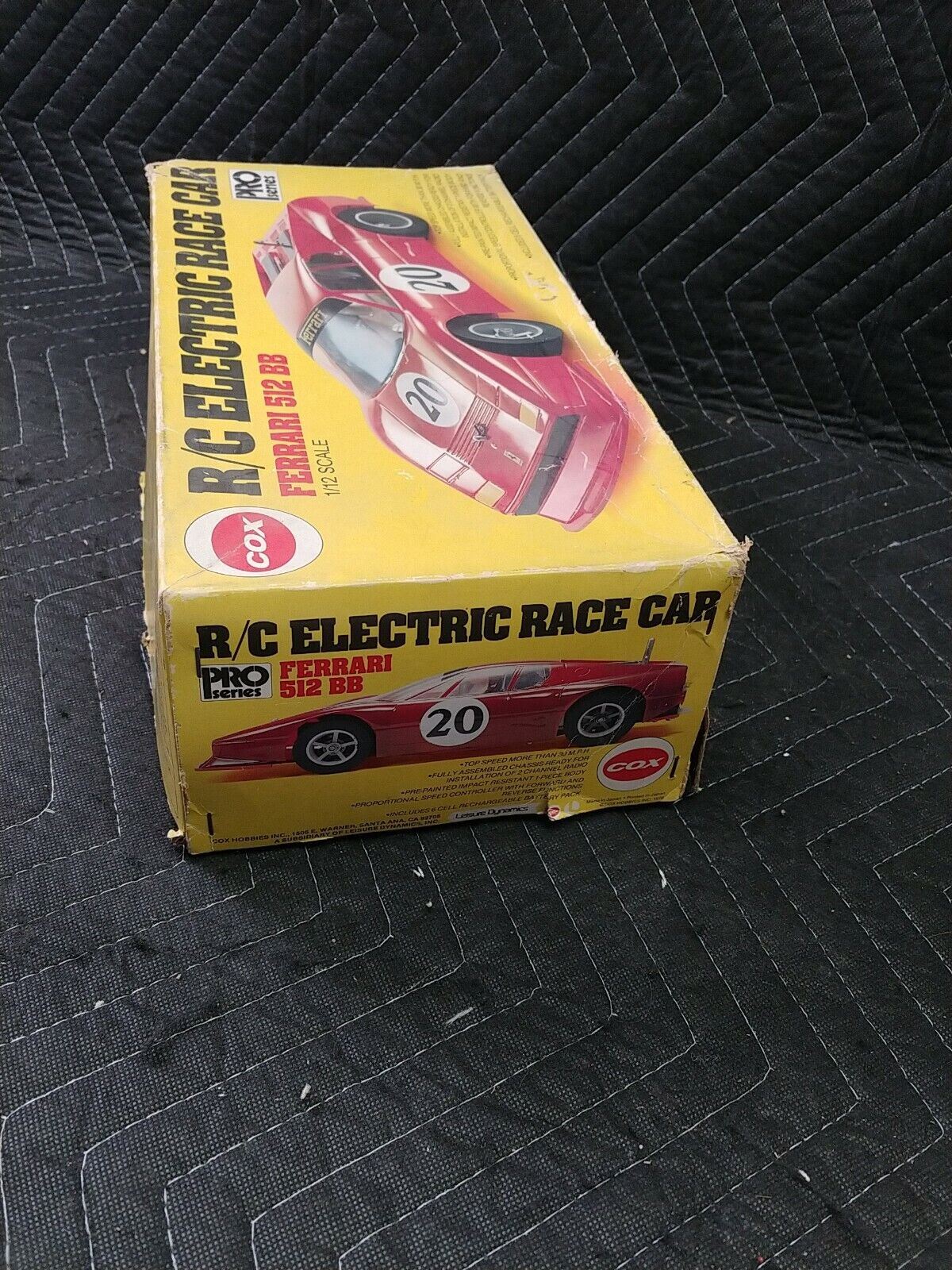 Vintage COX R/C Electric race car Ferrari 512 BB