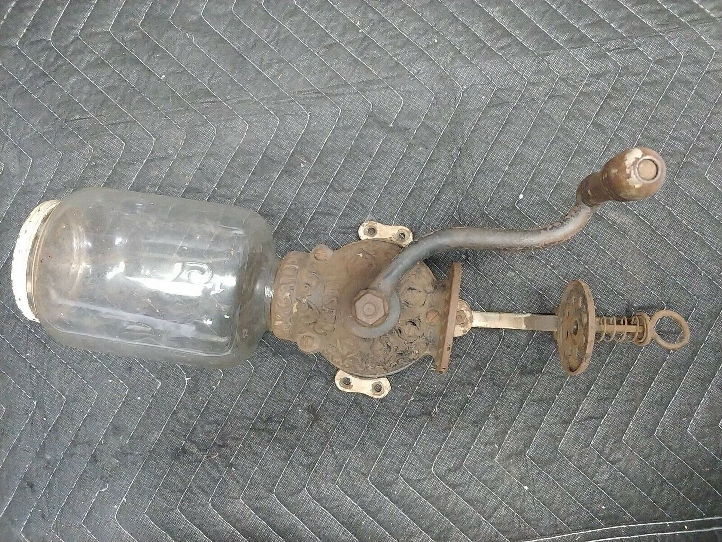 ARCADE CRYSTAL NO. 3 WALL MOUNT COFFEE GRINDER MILL