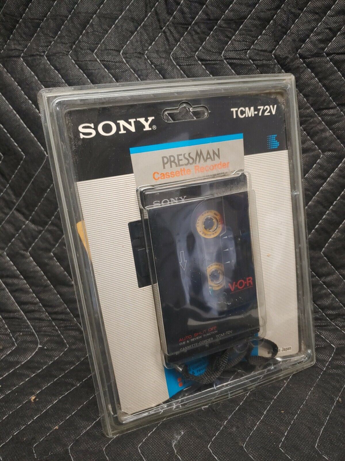 VTG SONY V.O.R TCM-72V Cassette Corder Voice Operated Recording