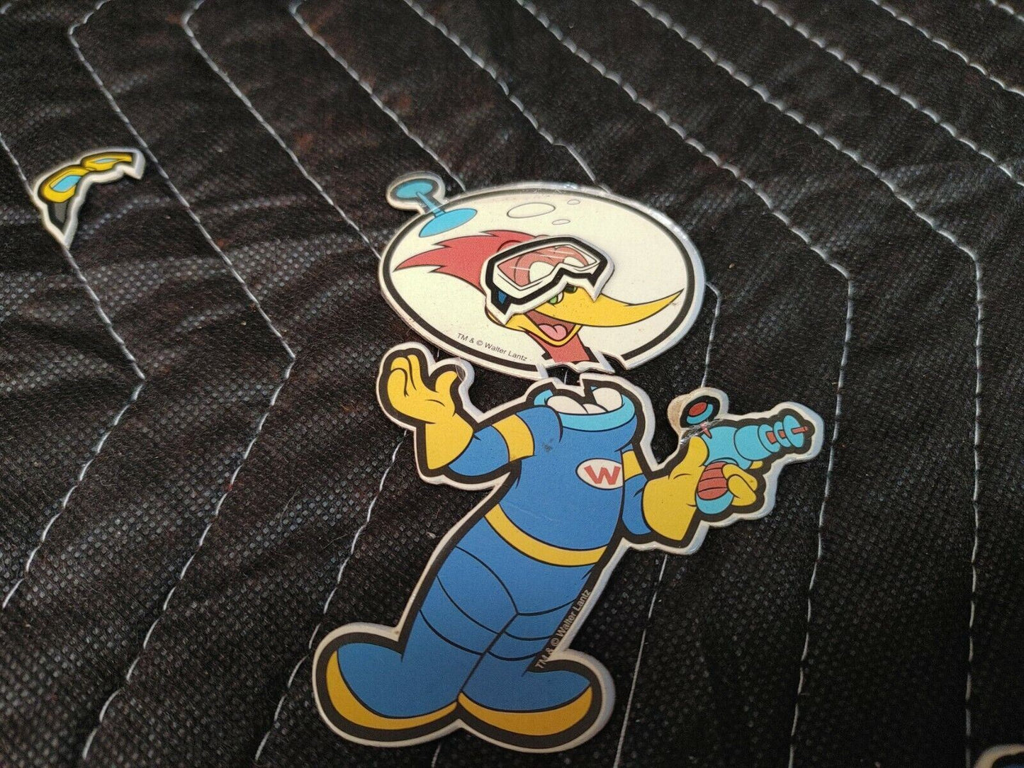 VTG Woody Woodpecker Fridge Magnets w/ outfits sports gear baseball basketball