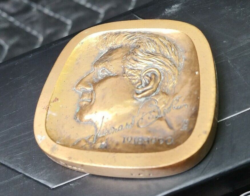 MAGNES MUSEUM Leonard Bernstein - BRONZE MEDAL - crafted by Marika Somogyi