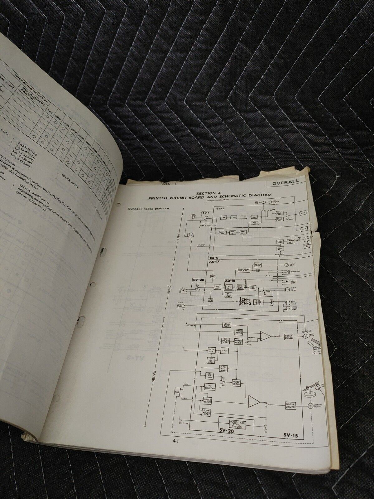 Original Service Manual for the Sony SLO-323 Beta Betamax VCR Schematics