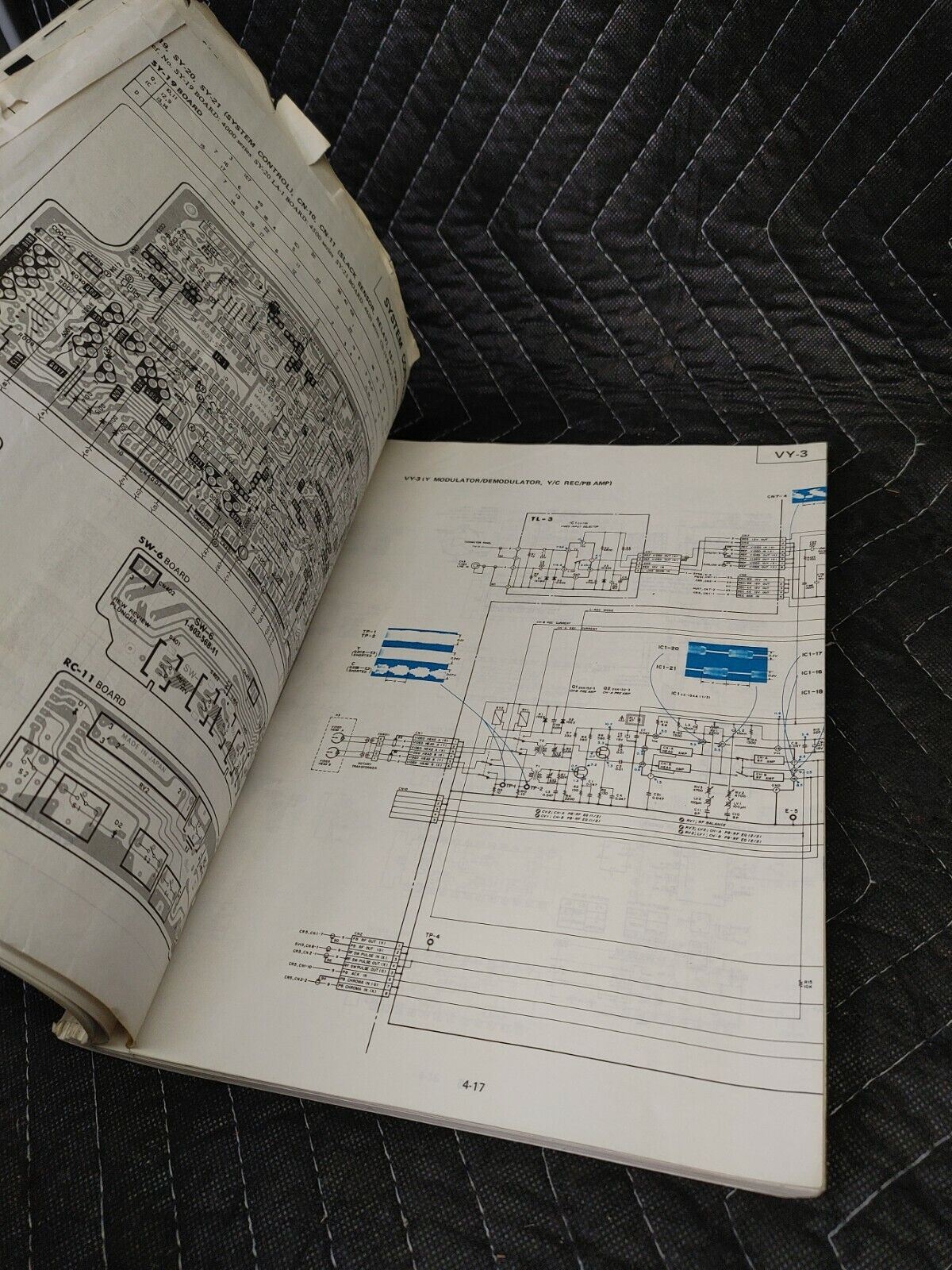 Original Service Manual for the Sony SLO-323 Beta Betamax VCR Schematics